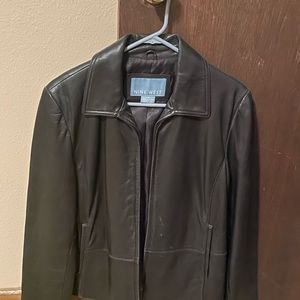 Nine West Black Leather Jacket